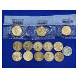 LOT OF 14 LITTLETON PRESIDENTIAL DOLLARS,