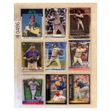 LOT OF 9 2019 TOPPS MLB CARDS (INSERTS)