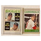 LOT OF 2 1964 TOPPS MLB CARDS #94 1964 ROOKIE STAR