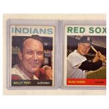 LOT OF 2 1964 TOPPS MLB CARDS #253 WALLY POST
