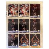 LOT OF 9 NBA HARDAWAY PAGE OF CARDS