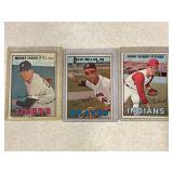 LOT OF 3 1967 TOPPS MLB CARDS - #88, 89 & 95