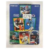 1991 FLEER NFL ALL-PRO WAX BOX - 14 CARDS