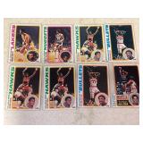 LOT OF 8 NBA CARDS - 1978 TOPPS #20, 25, 25, 44,