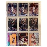 LOT OF 9 1993-94 NBA HARDAWAY & 1ST DRAFT PICK
