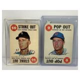 1968 TOPPS MLB CARDS #13 GARY PETERS STRIKE OUT