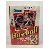 1990 DONRUSS MLB FACTORY SEALED WAX BOX OF