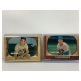 LOT OF 2 1955 BOWMAN MLB CARDS #32 WALLY POST