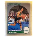 STEVE ALFORD AUTOGRAPHED NBA CARD