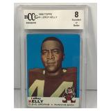 BCCG GRADE 8 1969 TOPPS NFL CARD #1 LEROY KELLY