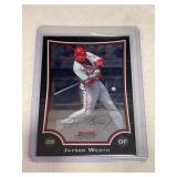 2009 TOPPS BOWMAN CHROME MLB CARD #75 JAYSON WERTH