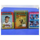 LOT OF 3 1975 TOPPS MLB CARDS - #16, 148 & CARTER