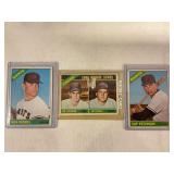LOT OF 3 1966 TOPPS MLB CARDS #331 RON HERBEL