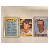 LOT OF 3 1966 TOPPS MLB CARDS #279 TOPPS BASEBALL
