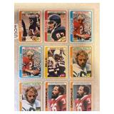 LOT OF 9 1978 TOPPS NFL CARDS - #52 - 64