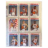 LOT OF 17 1992 USA NFL CARDS