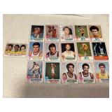 LOT OF 16 NBA CARDS - 1973 TOPPS #221 JONES ON