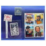 LOT OF 7 STAMPS - BABE RUTH