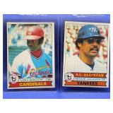 LOT OF 2 1979 TOPPS MLB CARDS #685 BROCK & #700