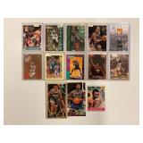 LOT OF 13 NBA CARDS MIXED YEARS - ROOKIES