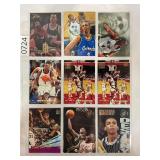 LOT OF 9 NBA HARDAWAY PAGE OF CARDS