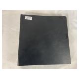 LOT OF 35 PAGES OF NFL CARDS IN A 3 RING BINDER -