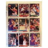 LOT OF 9 1992-93 FLEER NBA ULTRA ROOKIE CARDS