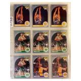 LOT OF 18 NBA HOOPS - ROOKIES PAGE