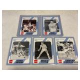 LOT OF 5 1989 COLLEGIATE COLLECTION CARDS NORTH