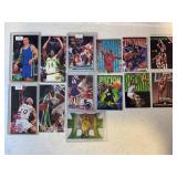 LOT OF 13 NBA CARDS MIXED YEARS - ROOKIES