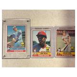 LOT OF 3 1976 TOPPS MLB CARDS - ROOKIE PACK CARDS