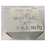 1974-75 TOPPS NBA STARTER SET - 106 TOTAL CARDS