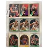 LOT OF 9 NBA CARDS - LARRY BIRD