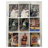 LOT OF 9 NBA HARDAWAY PAGE OF CARDS