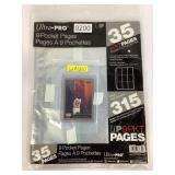 SUPPLIES - 35 PAGES SHEETS W/ 1990 SKYBOX NBA