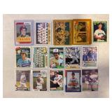 LOT OF 15 1976 TOPPS MLB BRETT PACK