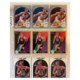 LOT OF 9 1989-90 NBA CARDS - LARRY BIRD