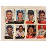 LOT OF 8 1953 TOPPS MLB CARDS #153 ANDY SEMINICK