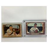 LOT OF 2 1955 BOWMAN MLB CARDS #5 JIM ROBERTSON