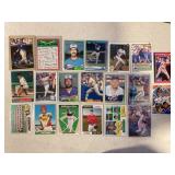 LOT OF 20 1974 MLB ROYALS CHECKLIST