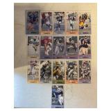 LOT OF 16 NFL BIG TALL CARDS