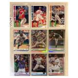 LOT OF 9 2019 TOPPS MLB CARD INSERTS
