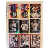 LOT OF 9 2019 TOPPS MLB INSERT CARD PAGE