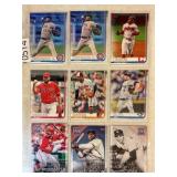 LOT OF 9 2019 TOPPS MLB INSERT PAGE