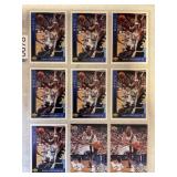 LOT OF 9 NBA HARDAWAY CARD PAGE