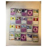 LOT OF 26 T.G.C. POKEMON CARDS