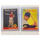 1958 TOPPS MLB CARD #387 WALLY POST (ST HENRY, OH)