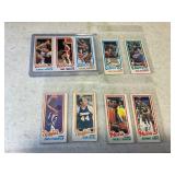 LOT OF 9 NBA CARDS 1980-81 TOPPS #3, 39, 197, 98