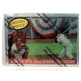1997 TOPPS MLB CARD #461 MANTEL HITS 42ND HOMER