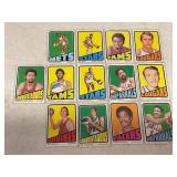 LOT OF 13 NBA CARDS - 1972-73 TOPPS #240, 239,